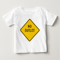 No Outlet Highway Sign
