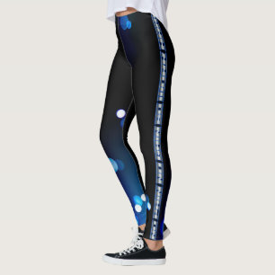 No Pain No Gain Blue and black LEGGINGS