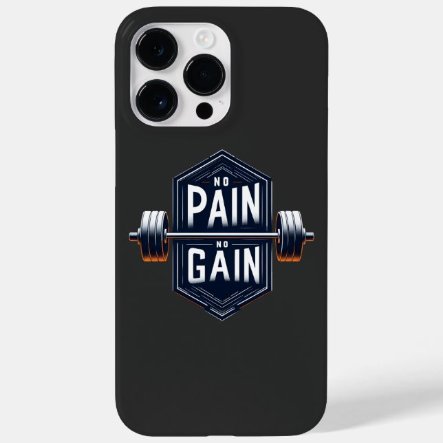 No Pain No Gain Case-Mate iPhone Case (Back)