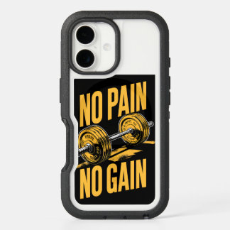 No pain No Gain iPhone 16 case