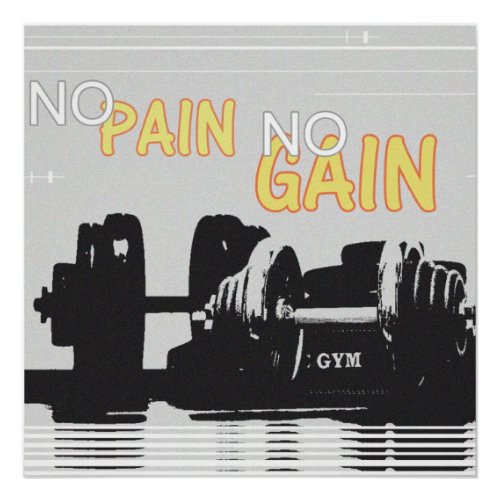 No Pain No Gain Poster