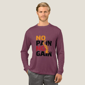 No Pain No Gain T-Shirt Design Tri-Blend Shirt