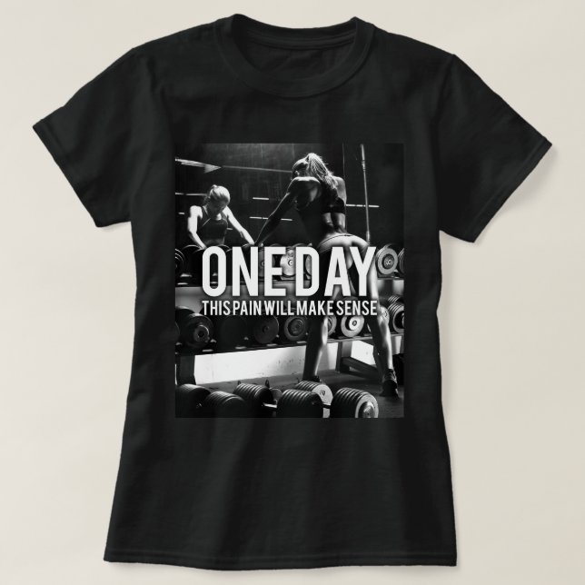 No PAIN No Gain - Women's Workout Motivational T-Shirt (Design Front)