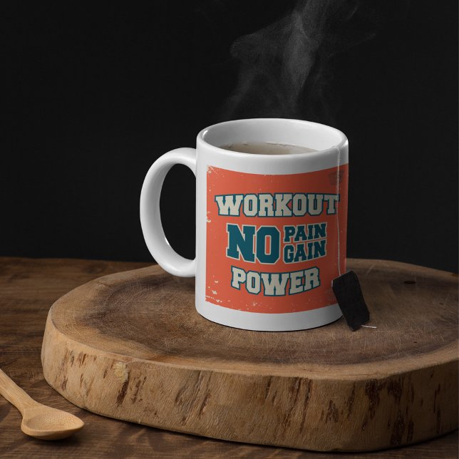 No Pain No Gain Workout Power Coffee Mug (Creator Uploaded)