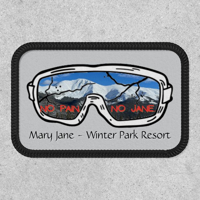 No Pain No Jane Patch (Front)