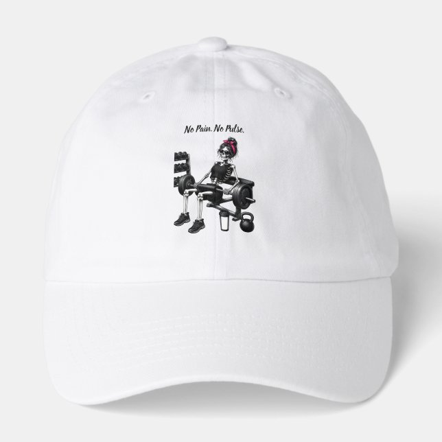 No Pain. No Pulse Hat (Front)