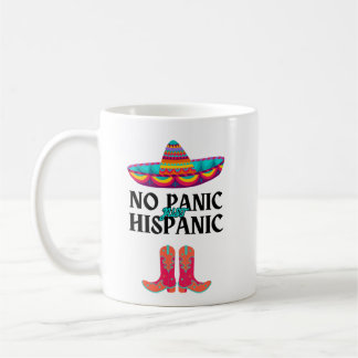 No Panic Hispanic Heritage Month Funny Hispanic Coffee Mug