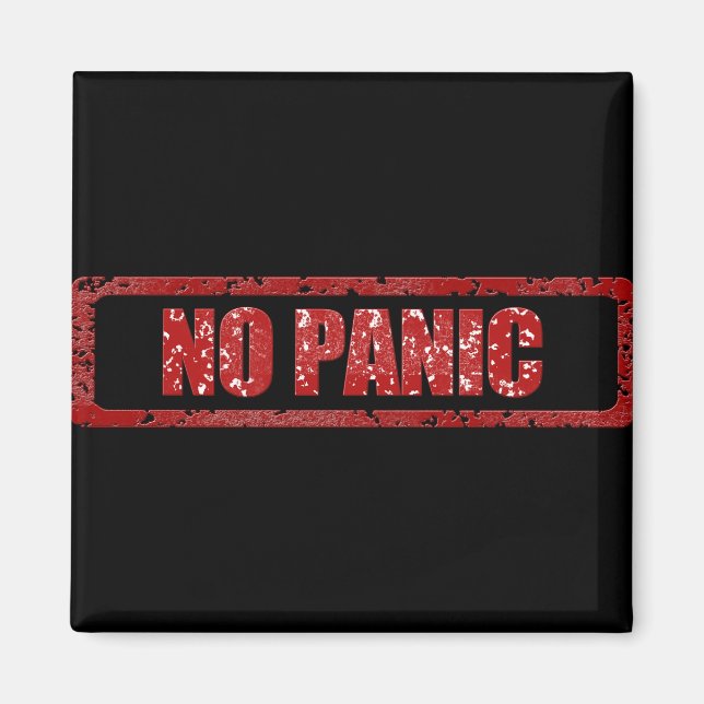No panic magnet (Front)
