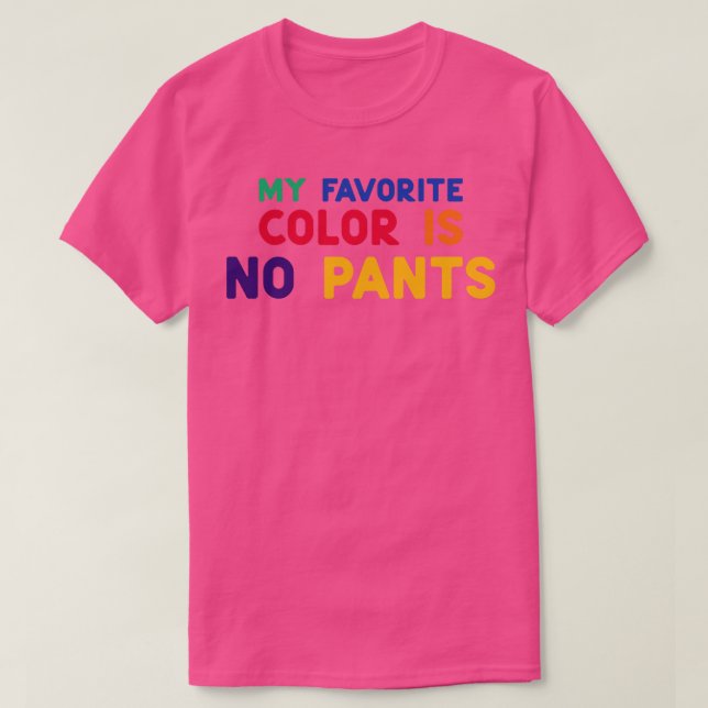 No Pants T-Shirt (Design Front)