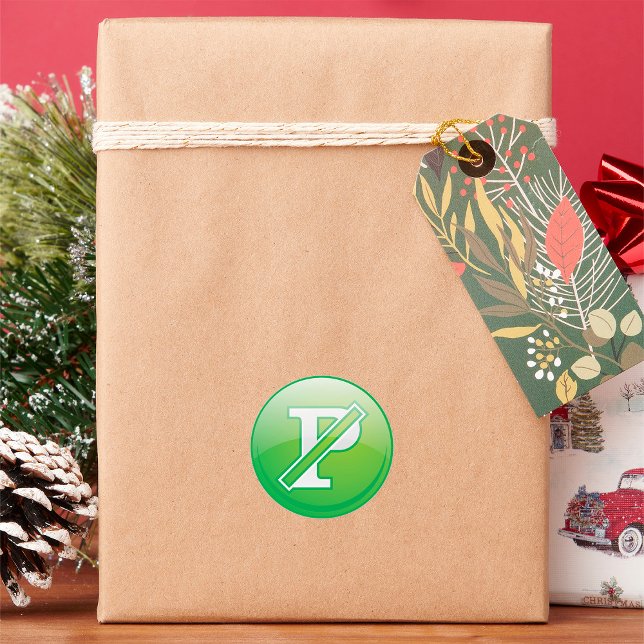 No Parking Classic Round Sticker (Creator Uploaded)