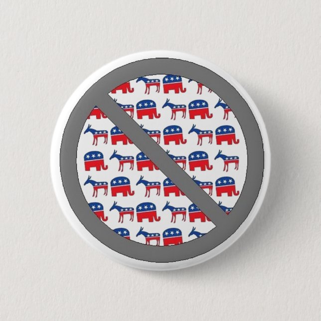 No Party Button (Front)