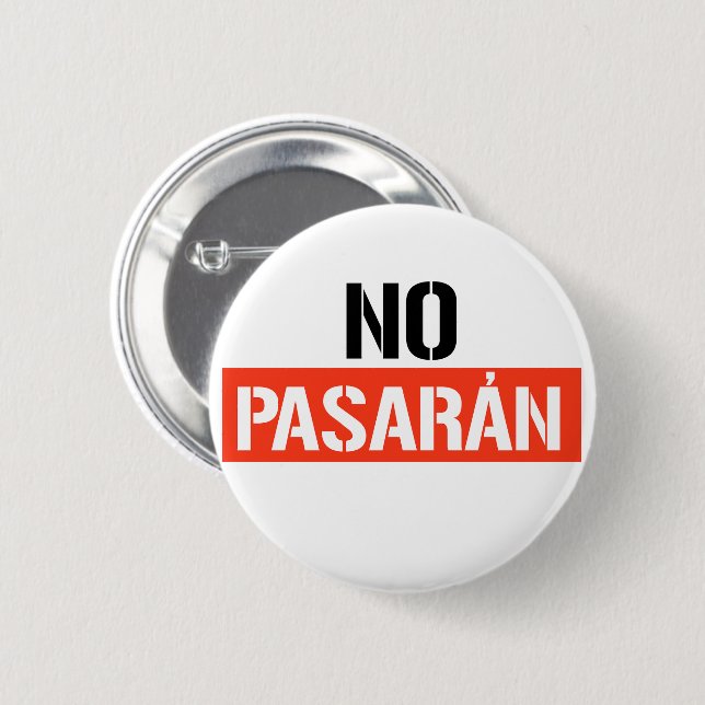 No Pasaran Button (Front & Back)