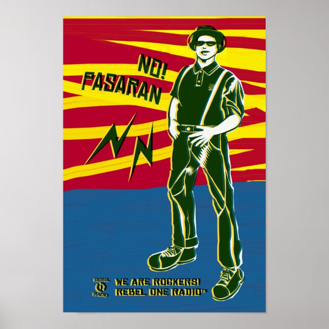 NO PASARAN POSTER (Front)