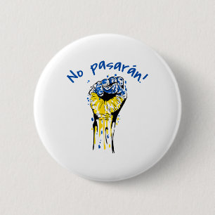 No Pasaran Socialist Spanish Civil War Ukraine  Button