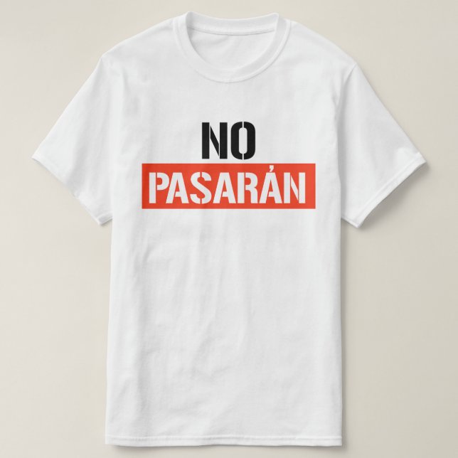 No Pasaran T-Shirt (Design Front)