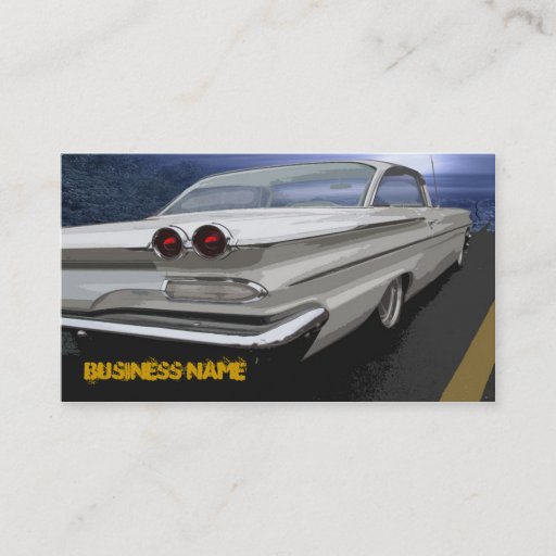 Customizable No Passing Zone Business Cards