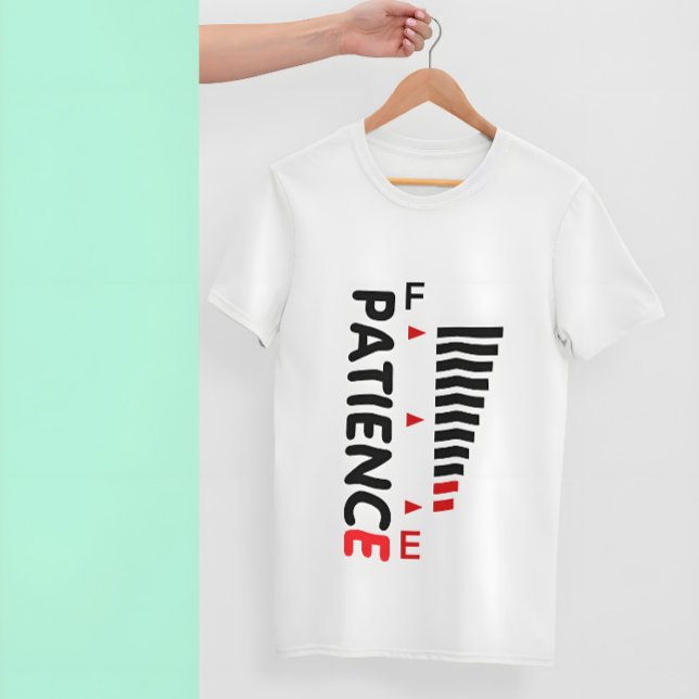 "No Patience Left" Meme T-Shirt – Customizable Fun (Creator Uploaded)