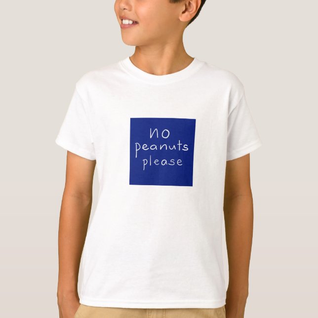 No Peanuts Shirt (Front)