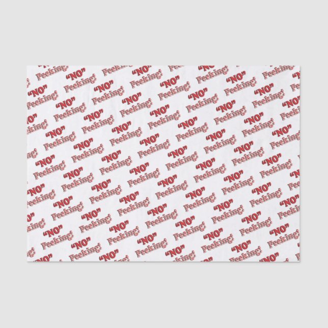 NO Peeking Christmas Tissue Paper (Front)
