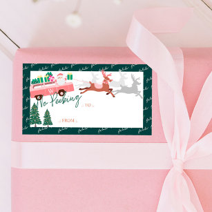Personalized Santa Gift Labels for Children, No Peeking Stickers – Paper  Cute Ink