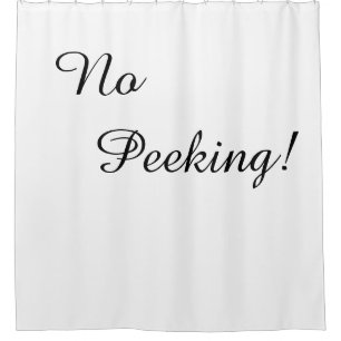 No Peeking Shower Curtain