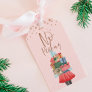 No Peeking Watercolor Girl Christmas Presents Gift Tags