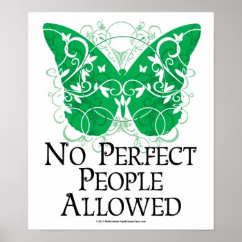 No Perfect People Allowed Poster by fightcancertees at Zazzle