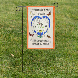 No Pesticides Lawn Sign