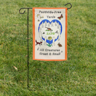 No Pesticides Lawn Sign
