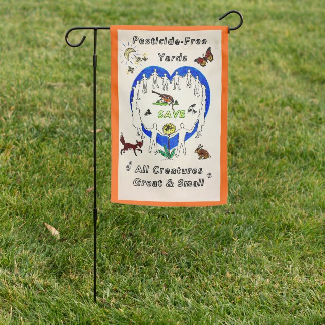 No Pesticides Lawn Sign (In SItu)