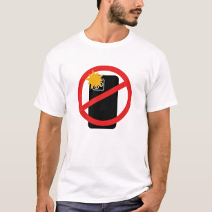 No Phone Photography - Respect Personal Privacy T-Shirt