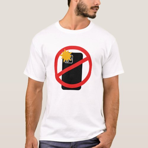 No Phone Photography _ Respect Personal Privacy T_Shirt