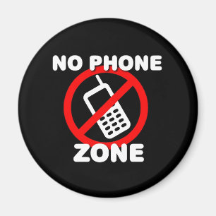 No Phone Zone Magnet