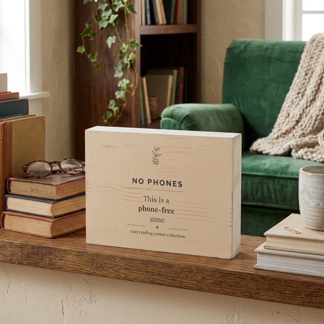 No phones sign reading corner collection (Creator Uploaded)