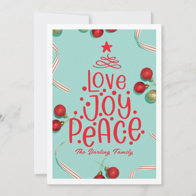 No Photo Christmas Card (Front)