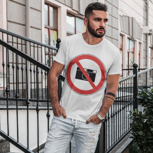 No Photography Sign T-Shirt