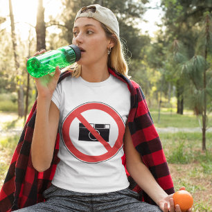 No Photography Sign T-Shirt