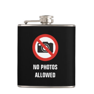 No Photos Allowed Flask