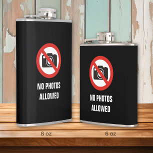 No Photos Allowed Flask