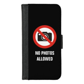 No Photos Allowed iPhone 8/7 Wallet Case