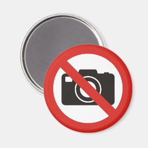 No Photos Allowed Magnet