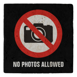 No Photos Allowed Trivet