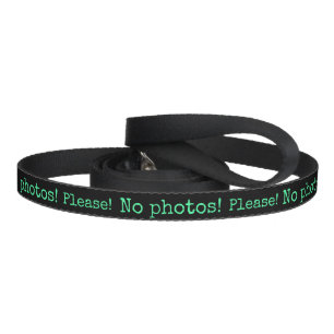 No photos please – Dog Collar – Hundeleine neon Pet Leash