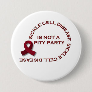 No Pity Party Here Pinback Button