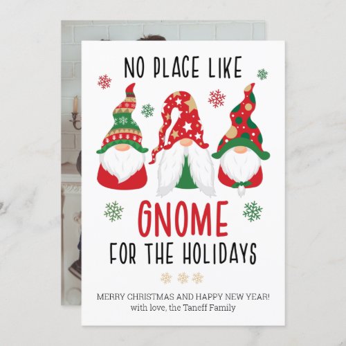 No Place Like Gnome For The Holidays Christmas