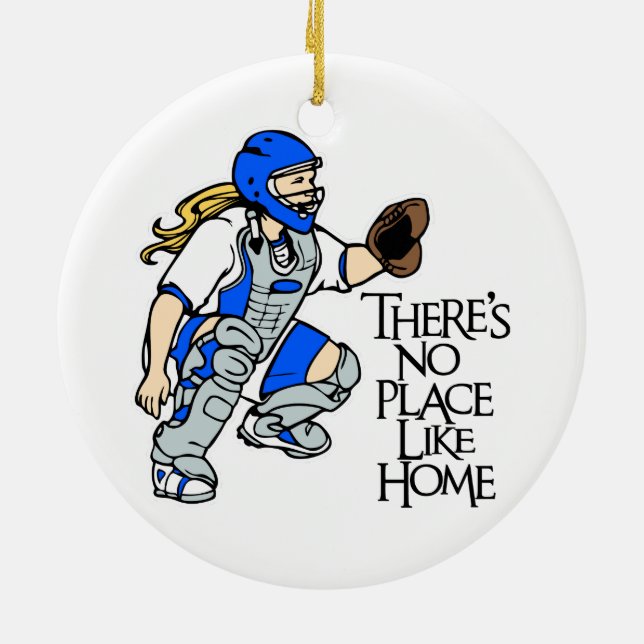 NO PLACE LIKE HOME! CERAMIC ORNAMENT (Back)