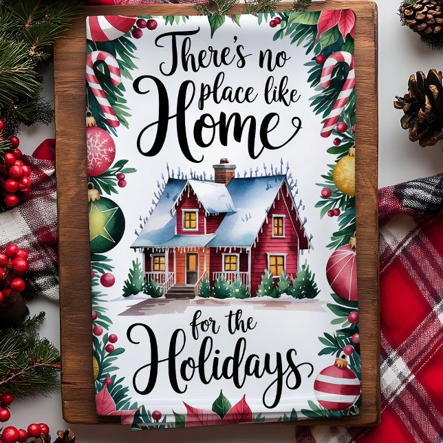 No Place Like Home For The Holidays Christmas Kitchen Towel (Creator Uploaded)