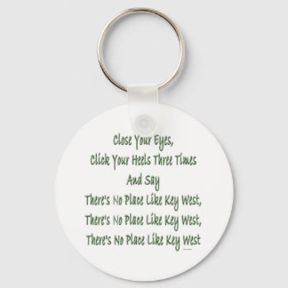No Place Like Key West copy.jpg Keychain