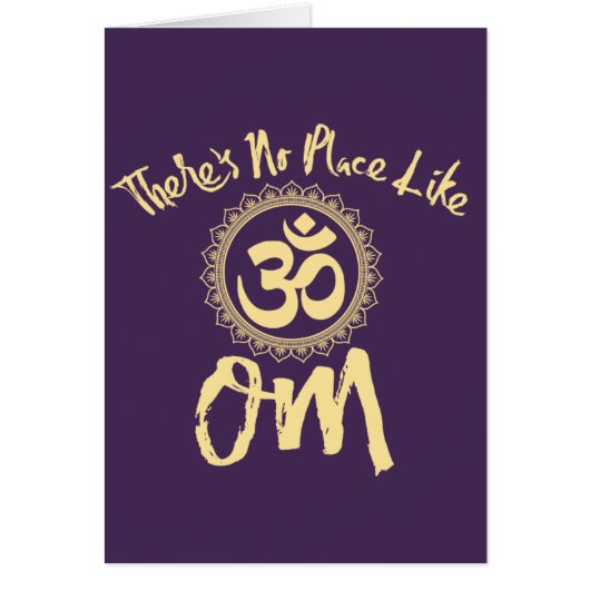 No Place Like OM Cards (Front)