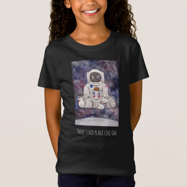 No Place Like Om - Kid's Astronaut T-shirt (Front)
